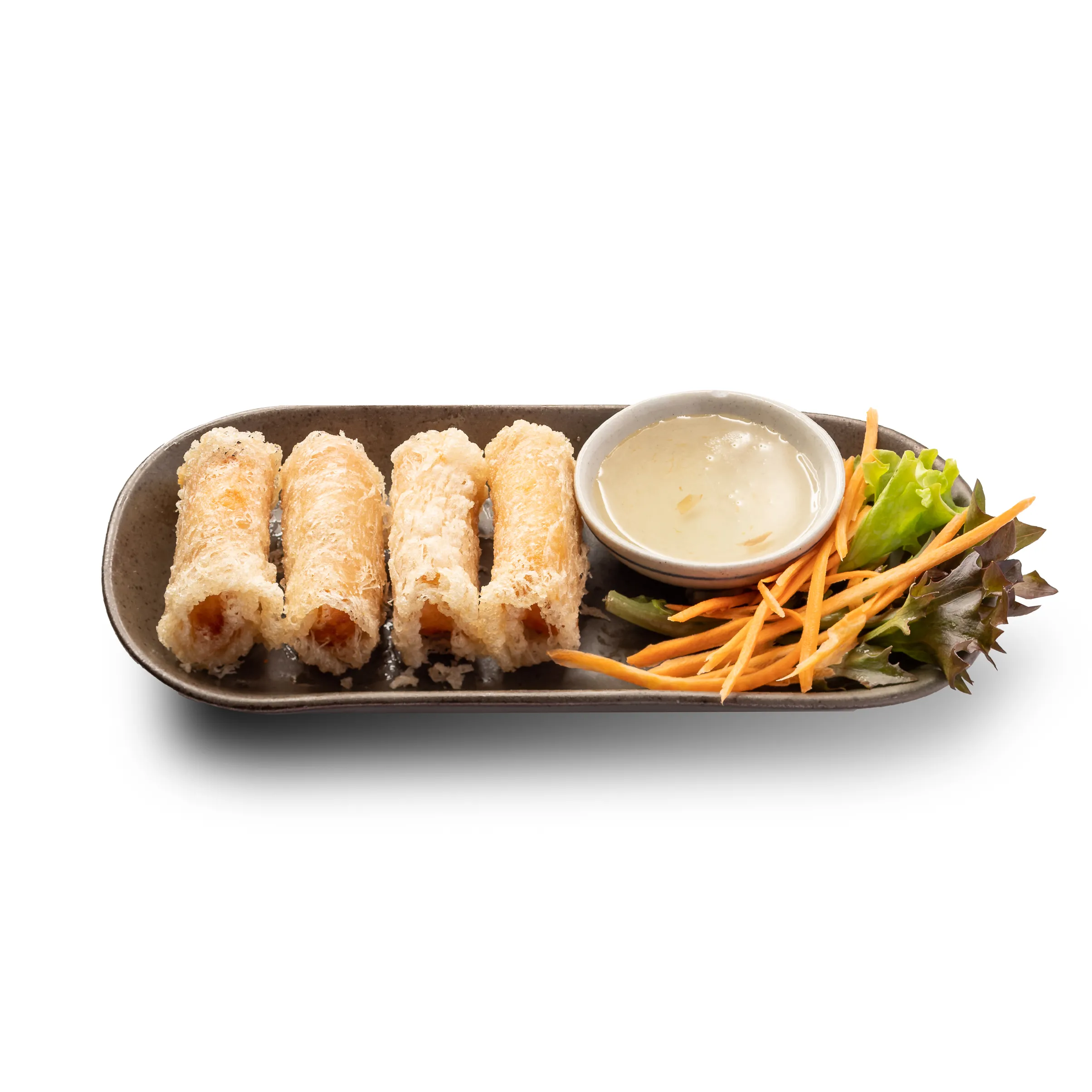 Panna Thai Menu Item Prawns and crab spring rolls (4 pcs)