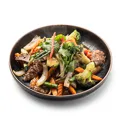 Panna Thai Food: Panna Thai Stir Fried Mushroom Oyster Beef 